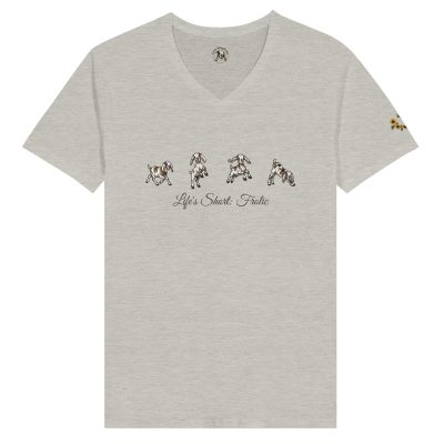 Life’s Short: Frolic with a Goat Premium V-Neck T-shirt