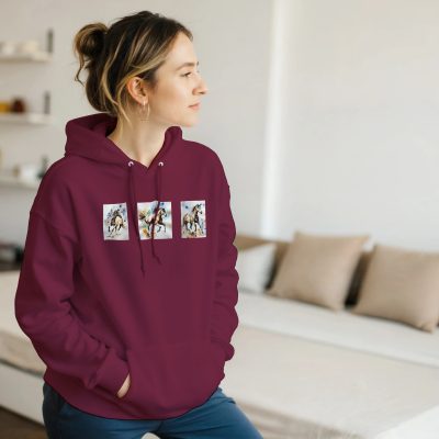 Horse Trio Classic Unisex Pullover Hoodie